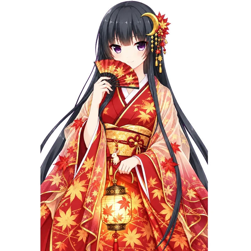 紅葉月見