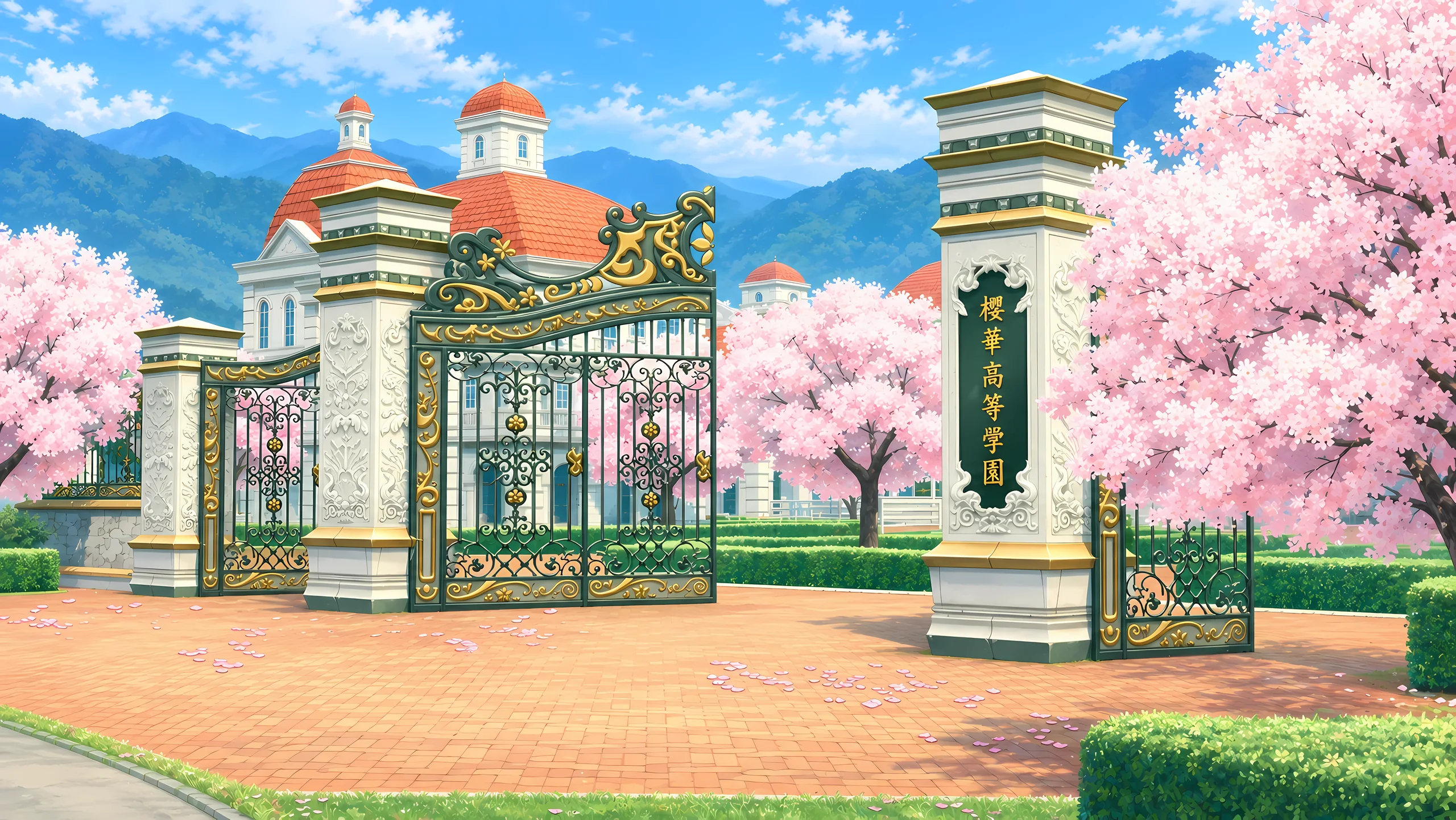 櫻華學園校門